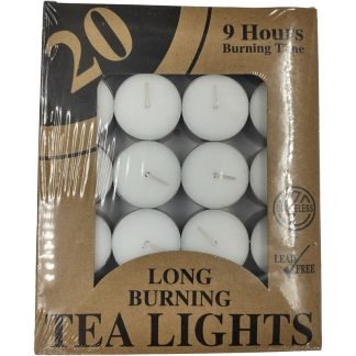 9H Tealight Candle 20PK