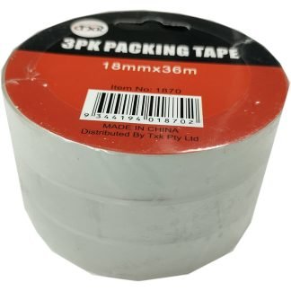 CLEAR TAPE 3 ROLLS 18MM*36M