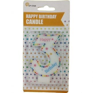 Numeral Birthday Candle No.3