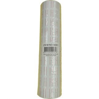 Price label roll white colour