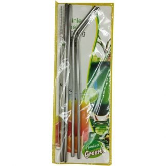 S/S Straw 4Pk