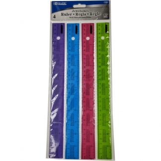 Bazic Ruler / 30cm Pack of 4