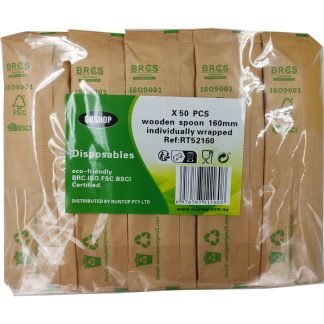 Wooden Spoon 160mm*50pcs (40bags/Box)